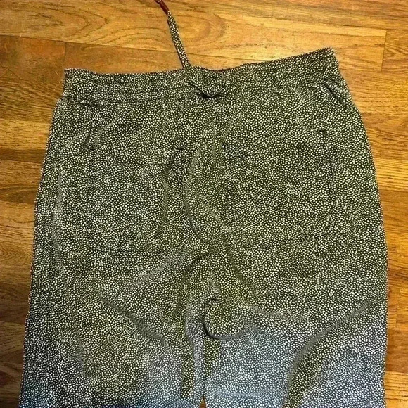 Anthropologie Black & White Small Patterned Joggerโ Casual Pants, Size Small - Picture 5 of 7
